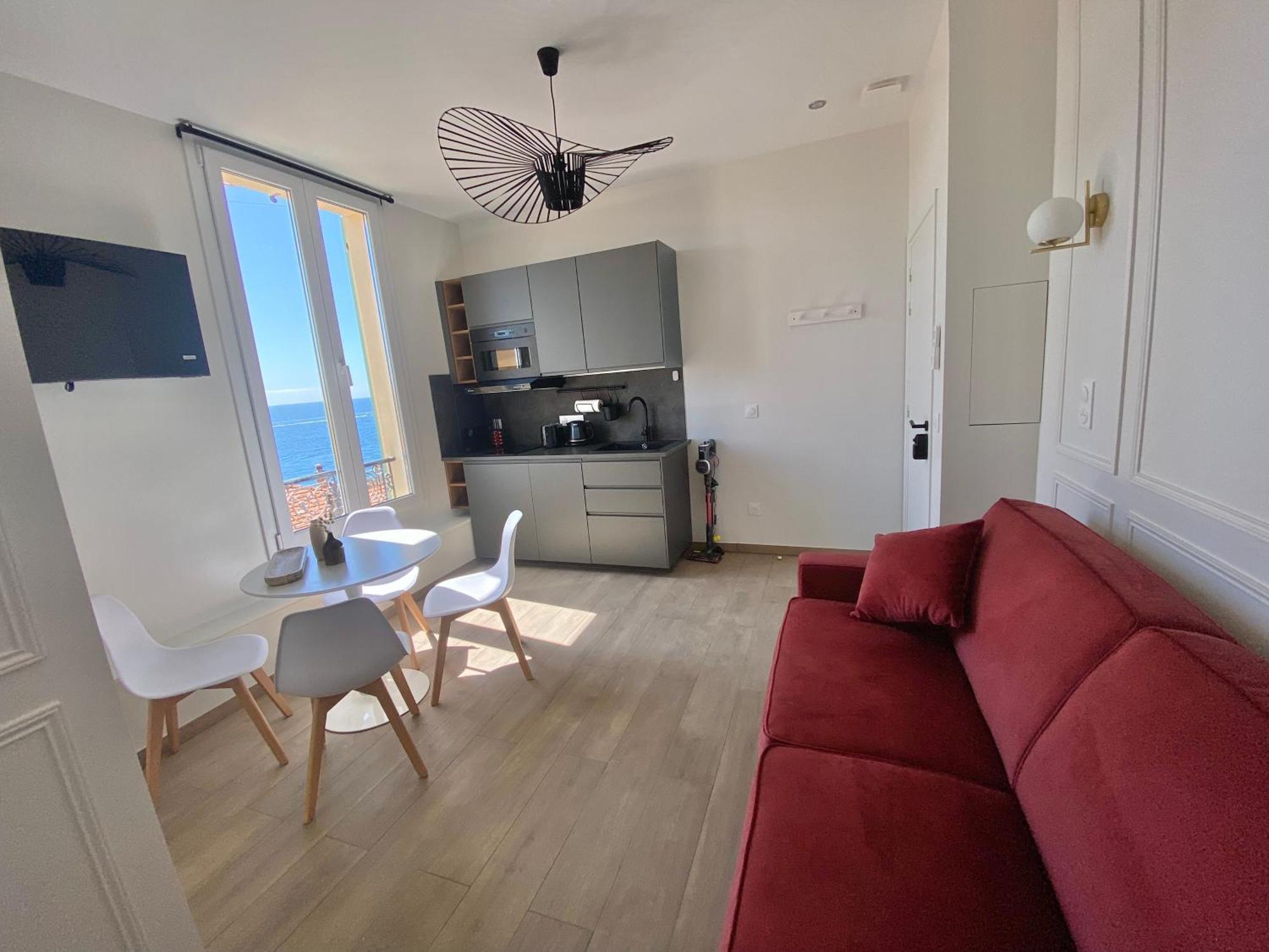Appartement Moderne Climatise Monaco Vue Mer Cap-d'Ail Bagian luar foto