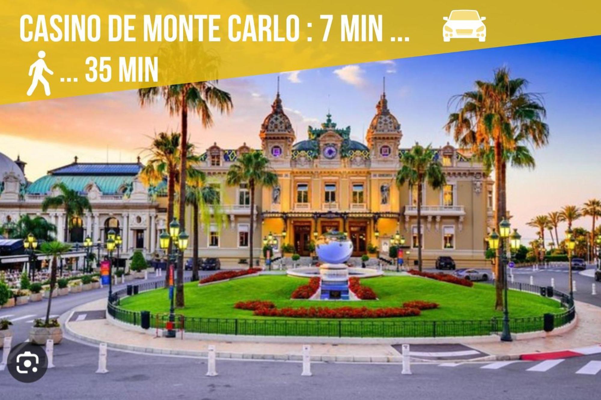 Appartement Moderne Climatise Monaco Vue Mer Cap-d'Ail Bagian luar foto